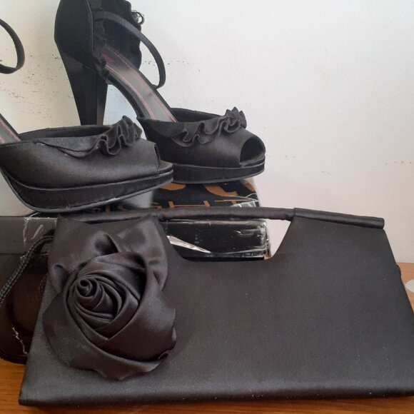 Sac et soulier 6 talons 4 pouces pour soirée - Picture 4 of 9